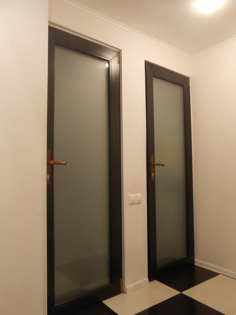 Interiérové ​​dveře harmonikové plastu