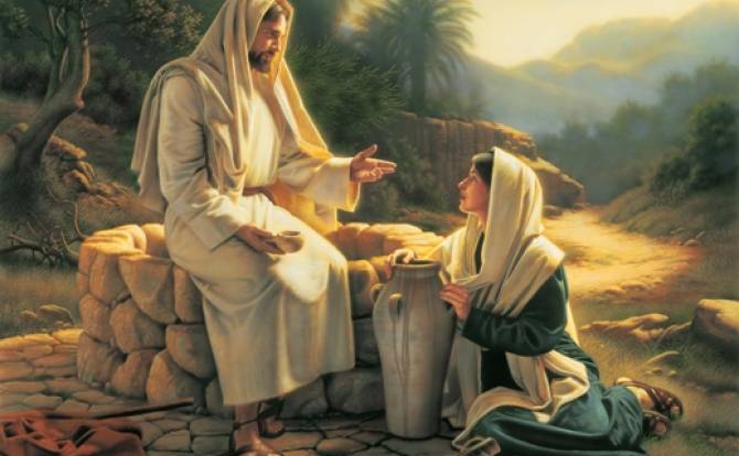 Исус и Самаријанка