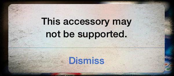 Questo accessorio non è probabilmente supportato da iPhone 5s