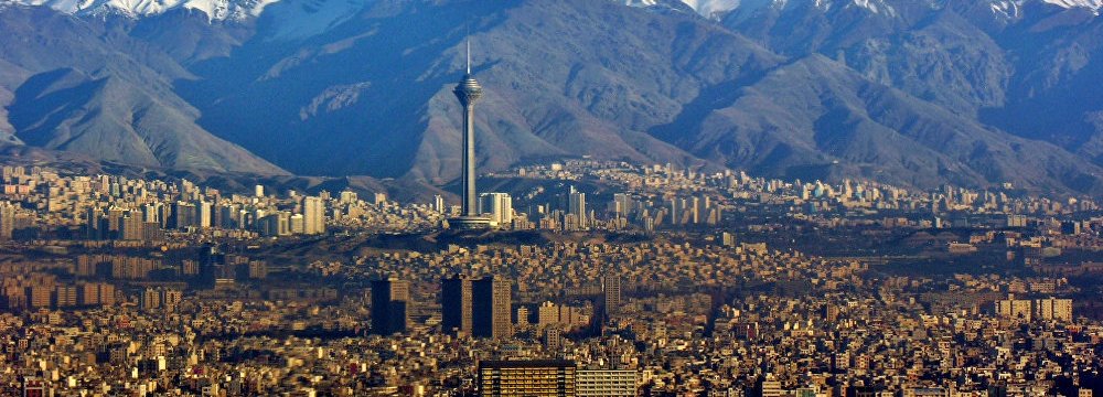 гледка към Техеран