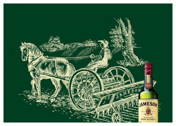 Jameson whiskey fotografie