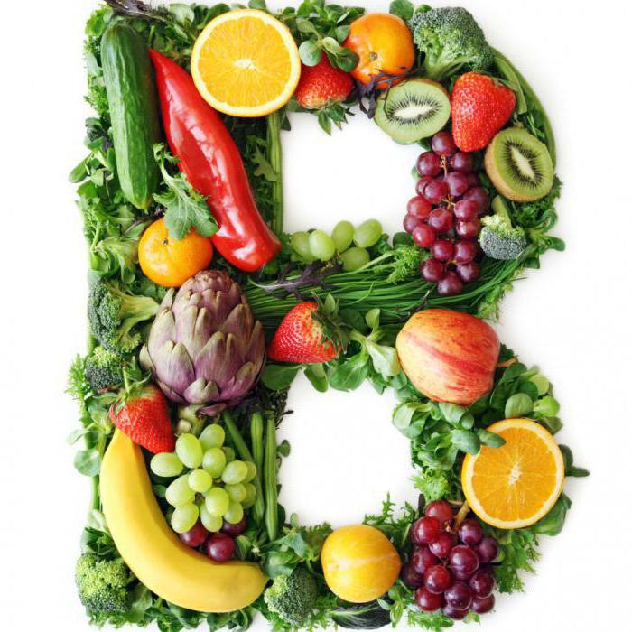Vitamina B in frutta e verdura