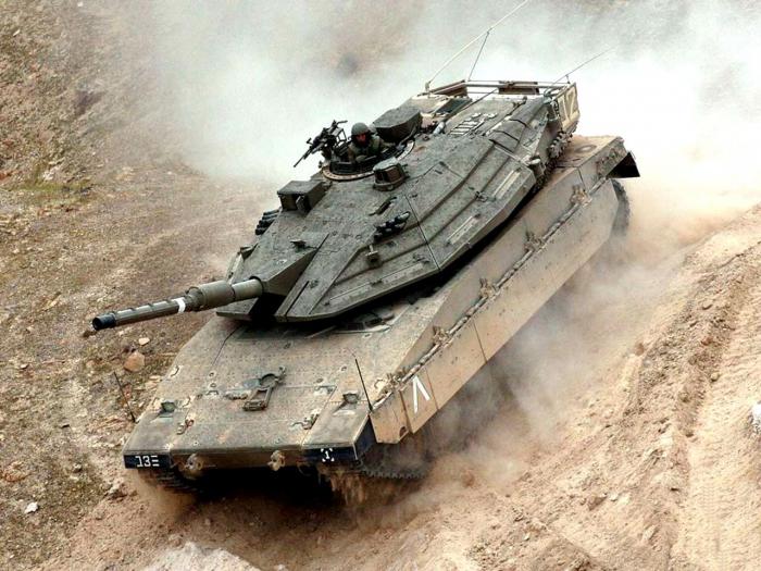 Izraelský tank Merkava 4