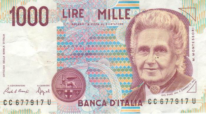 valuta dell'Italia