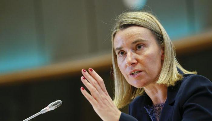 Szef Europejskiej Dyplomacji Federica Mogherini