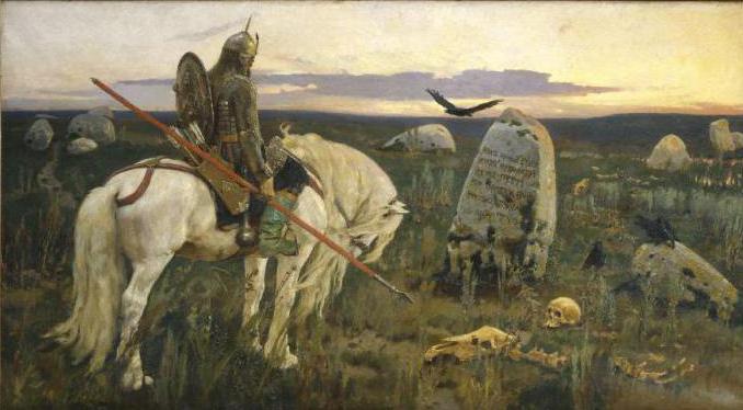 Ivan Tsarevich na sliki sivega volka