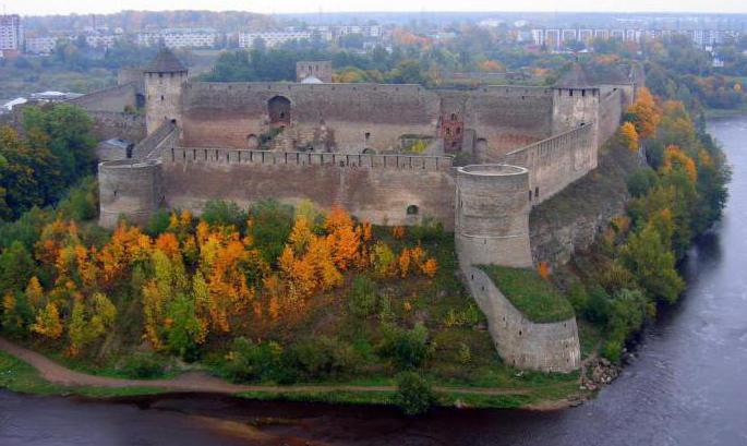 Fotografija trdnjave Ivangorod