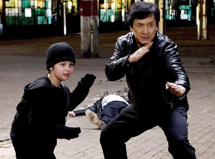 film d'azione comico con Jackie Chan