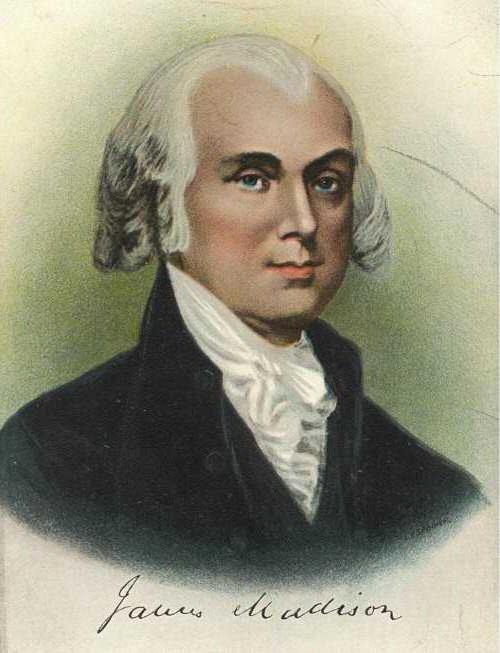 Il presidente James Madison