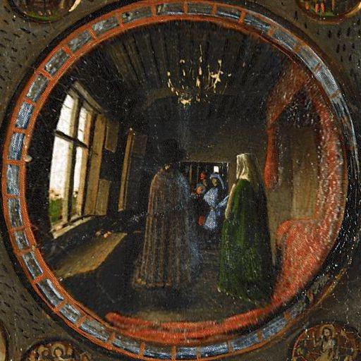 Jan van Eyck "Portrét páru Arnolfini"
