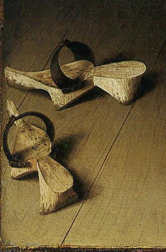 Van Eyck malba "Portrét Arnolfini pár"