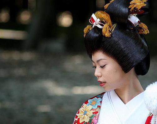 tradycyjne japońskie fryzury