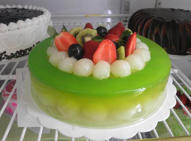 torta di gelatina senza cottura