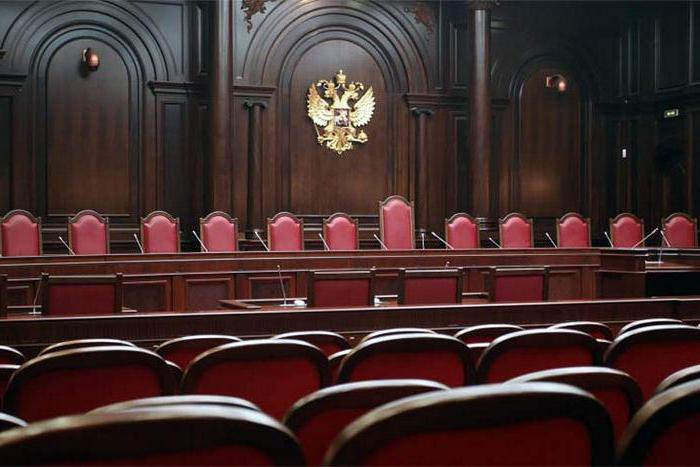 ústavního zákona o soudním systému Ruské federace