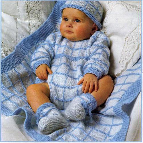 плетени комбинезон за новорођенчад