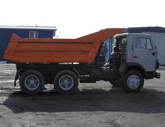 KAMAZ 55111 specifiche tecniche del dumper