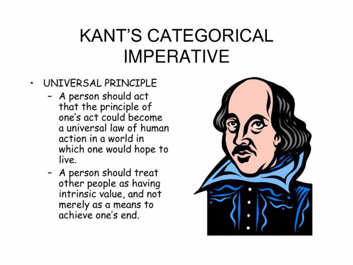 L'imperativo categorico dell'etica di Kant
