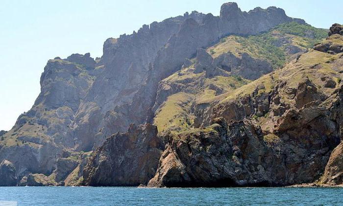 Montagna di Karadag in Crimea