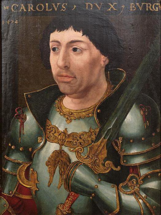 vojvoda burgundskega carla pogumno