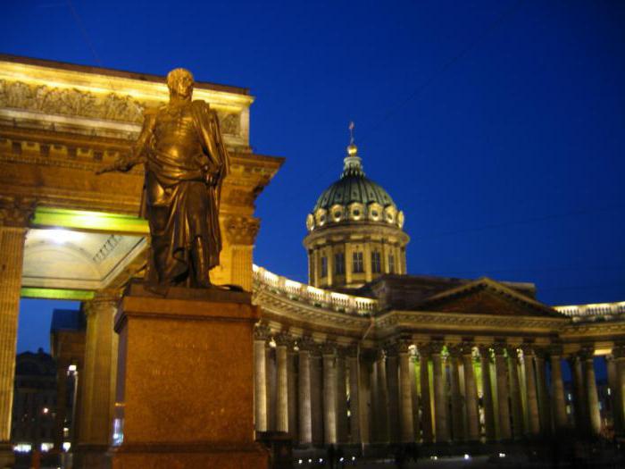 Kazan Cathedral in St. Petersburg Adres