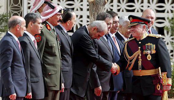 King Jordan Abdullah II e la regina