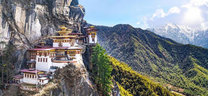 Attrazioni del Regno del Bhutan