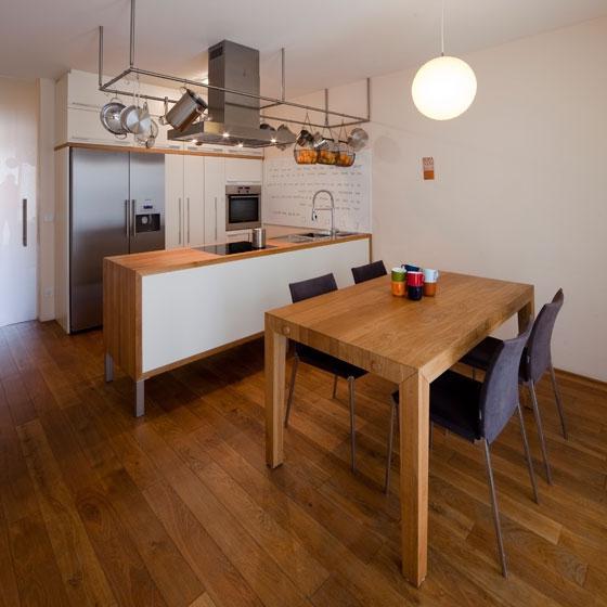 design della cucina nello stile della fotografia del minimalismo