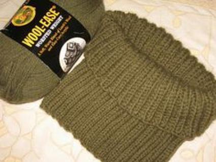 плетене игли за плетене пуловер врата