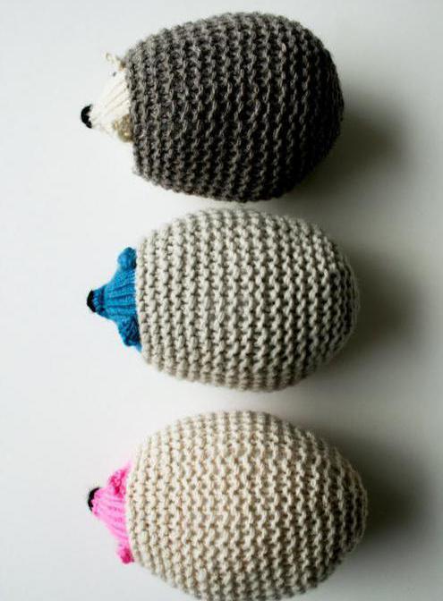 pletenje vzorec jež