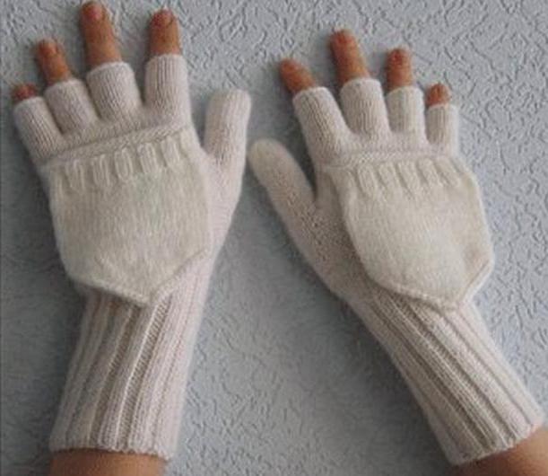 guanti da uomo in maglia
