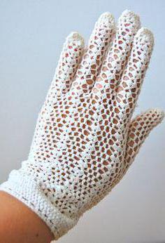 guanti senza dita a maglia lunga