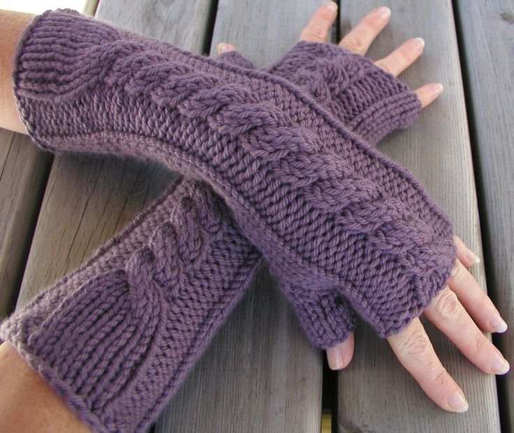 Lila rokavice
