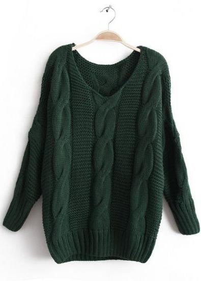 Dámské svetr pletení