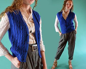 knitting scheme vests
