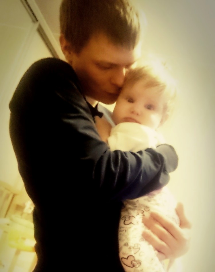 Nikolay con la figlia