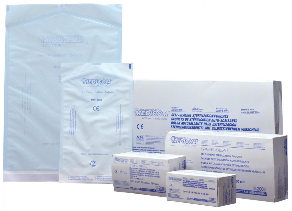 Kraft torbe za sterilizacijo manikure
