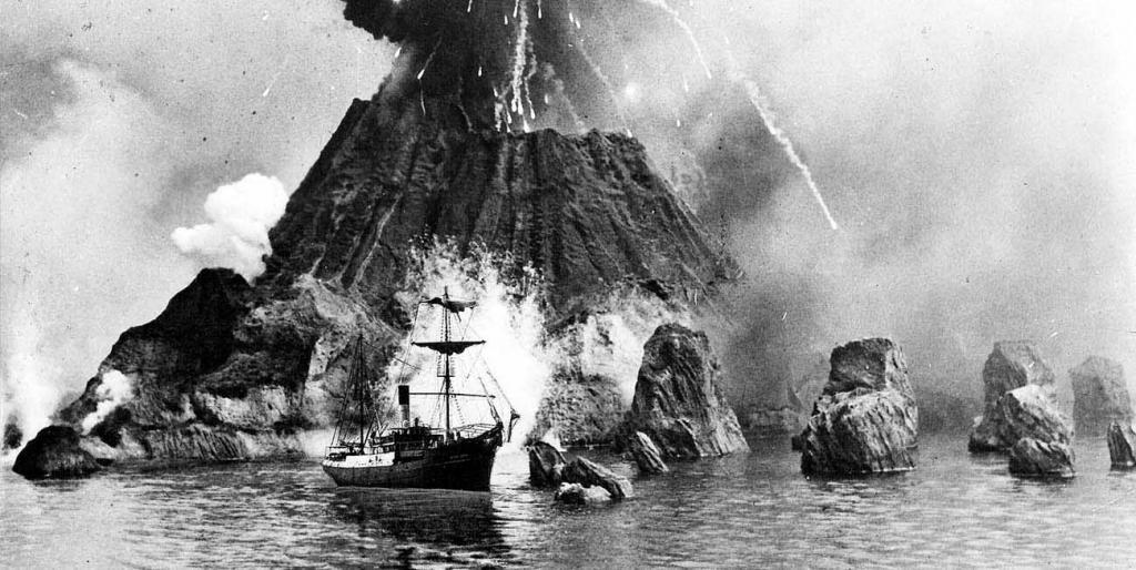 Sopka Krakatau 1883