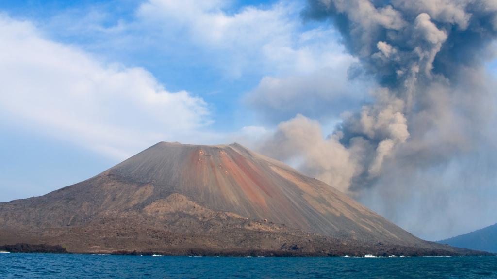 Gdje je vulkan Krakatau