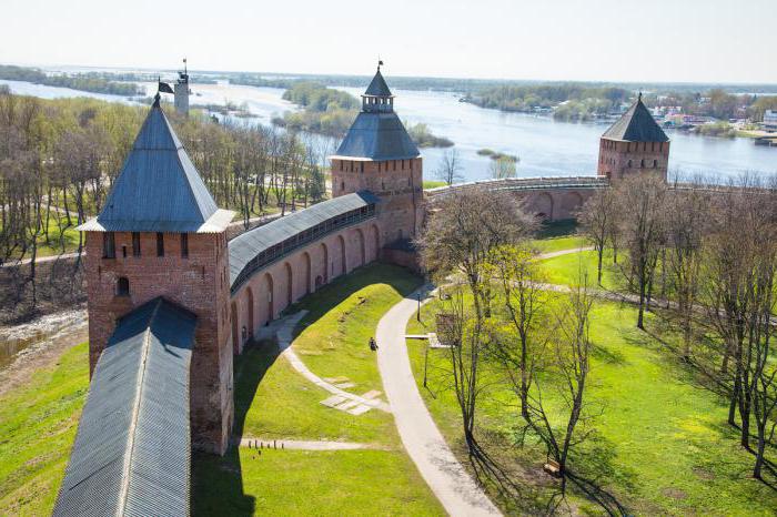 historie Kremlu ve velkém Novgorodu
