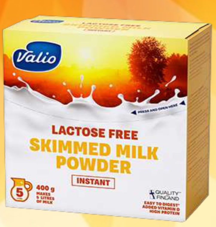 Sušené mléko bez laktózy