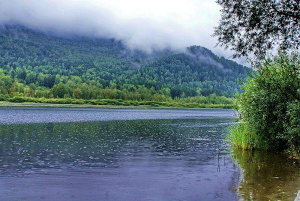 Jezioro Manzherok Mountain Altai