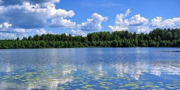 Nizhny Novgorod jezero svjetlo