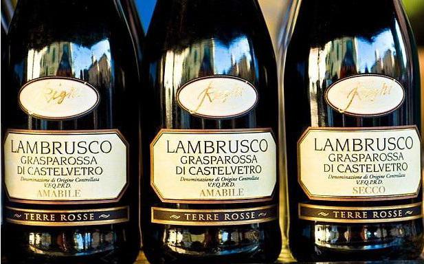 ревюта на пенливи вина от lambrusco