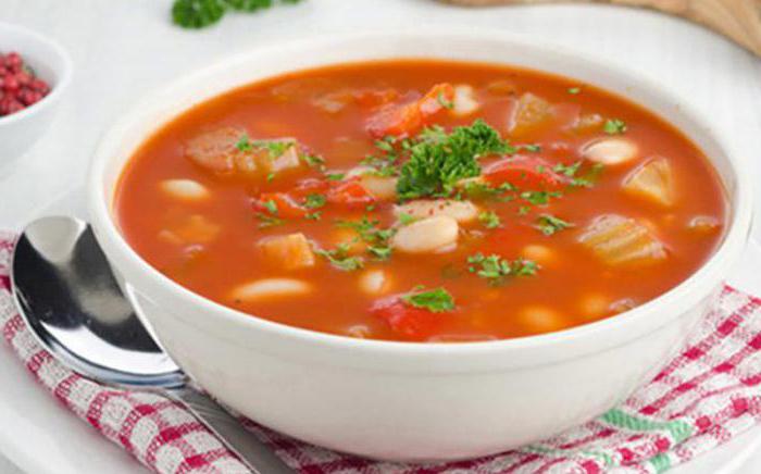 рецепта за супата от консерви от консервиран боб