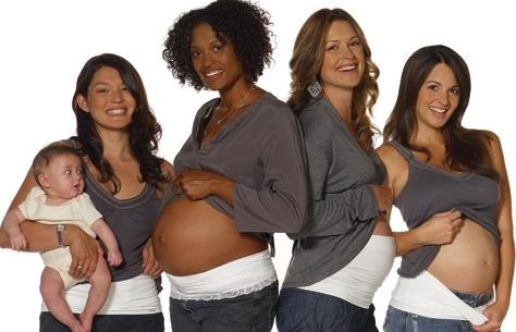 kako nositi povoj za nosečnice