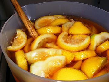 użycie soku z cytryny
