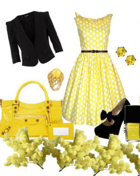 colore del limone nei vestiti