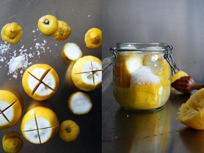 марокански осолени лимони