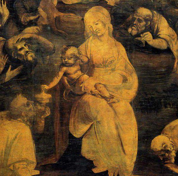 Марија са новорођеним Исусом