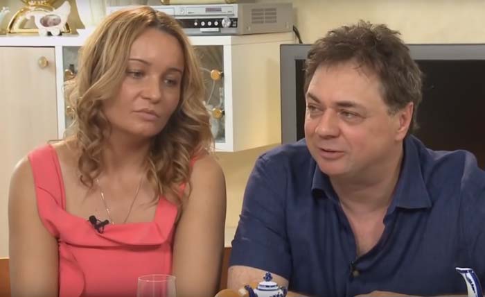 Андреј Леонов и његова друга жена